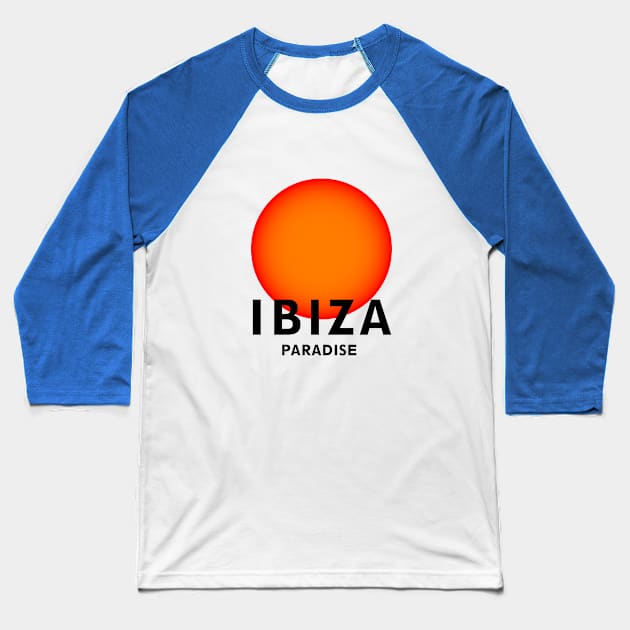 Ibiza Summer Vacation Baseball T-Shirt by DRIPCRIME Y2K